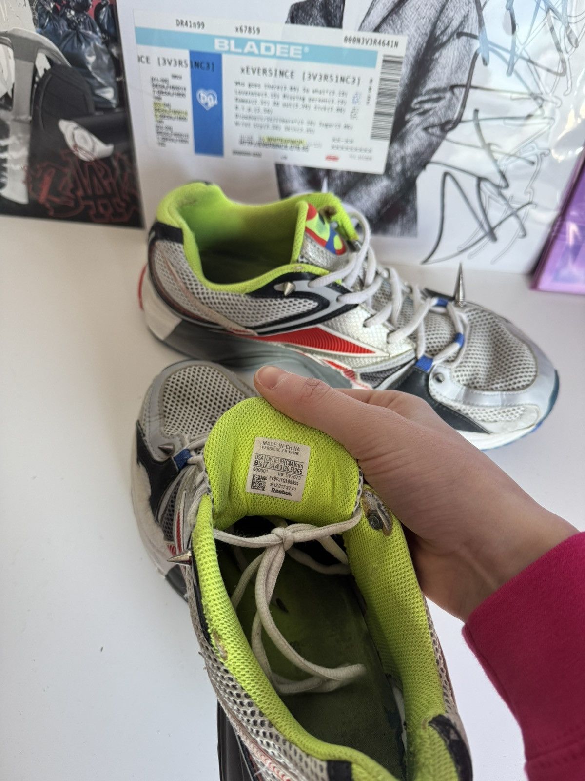 Vetements Vetements x Reebok Spike Runner 200 Sneakers Archive Luxury Size US 8.5 / EU 41-42 - 14 Thumbnail