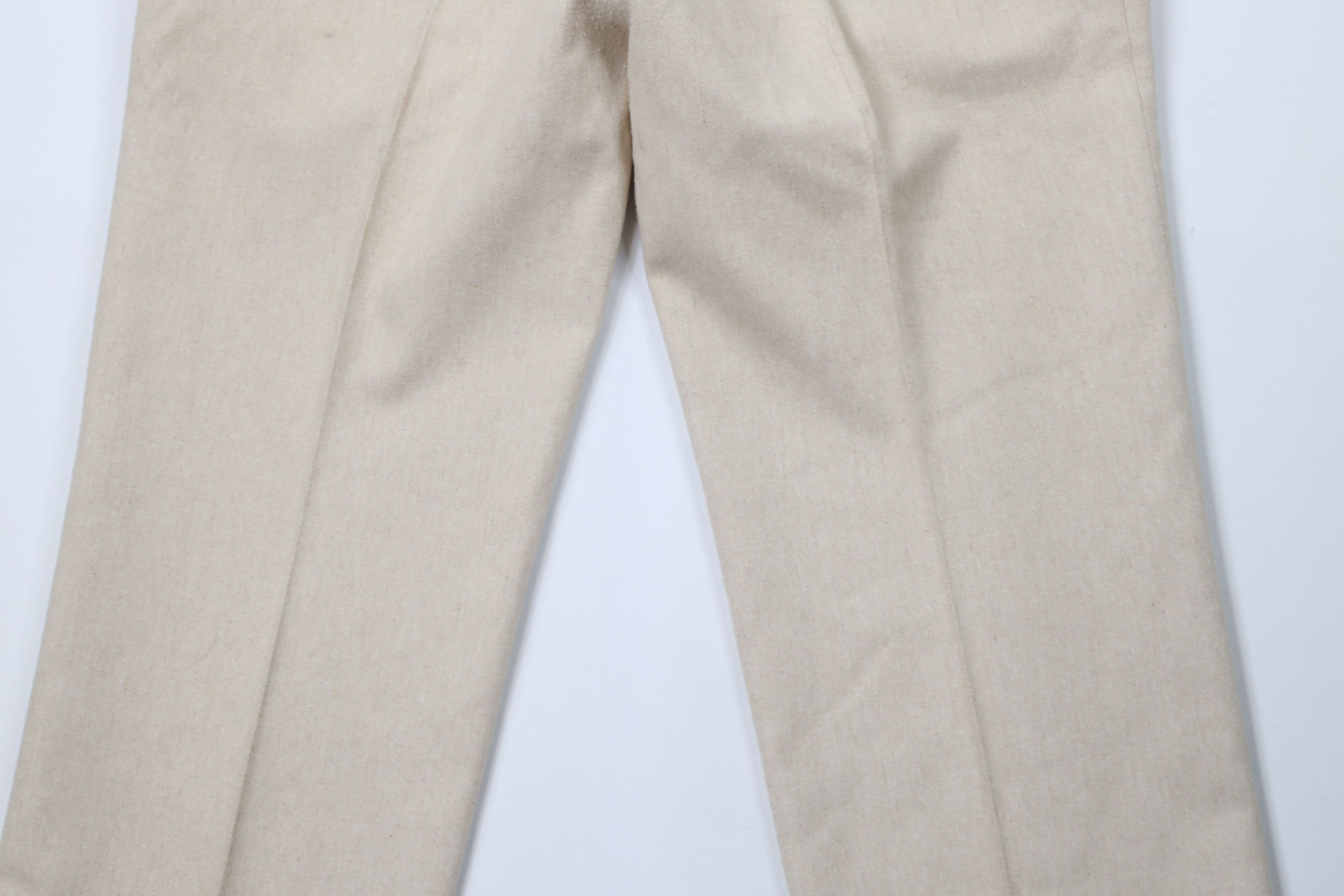 Vintage Vintage 90s Streetwear Heavy Wool Pleated Chino Pants Size US 36 / EU 52 - 12 Thumbnail