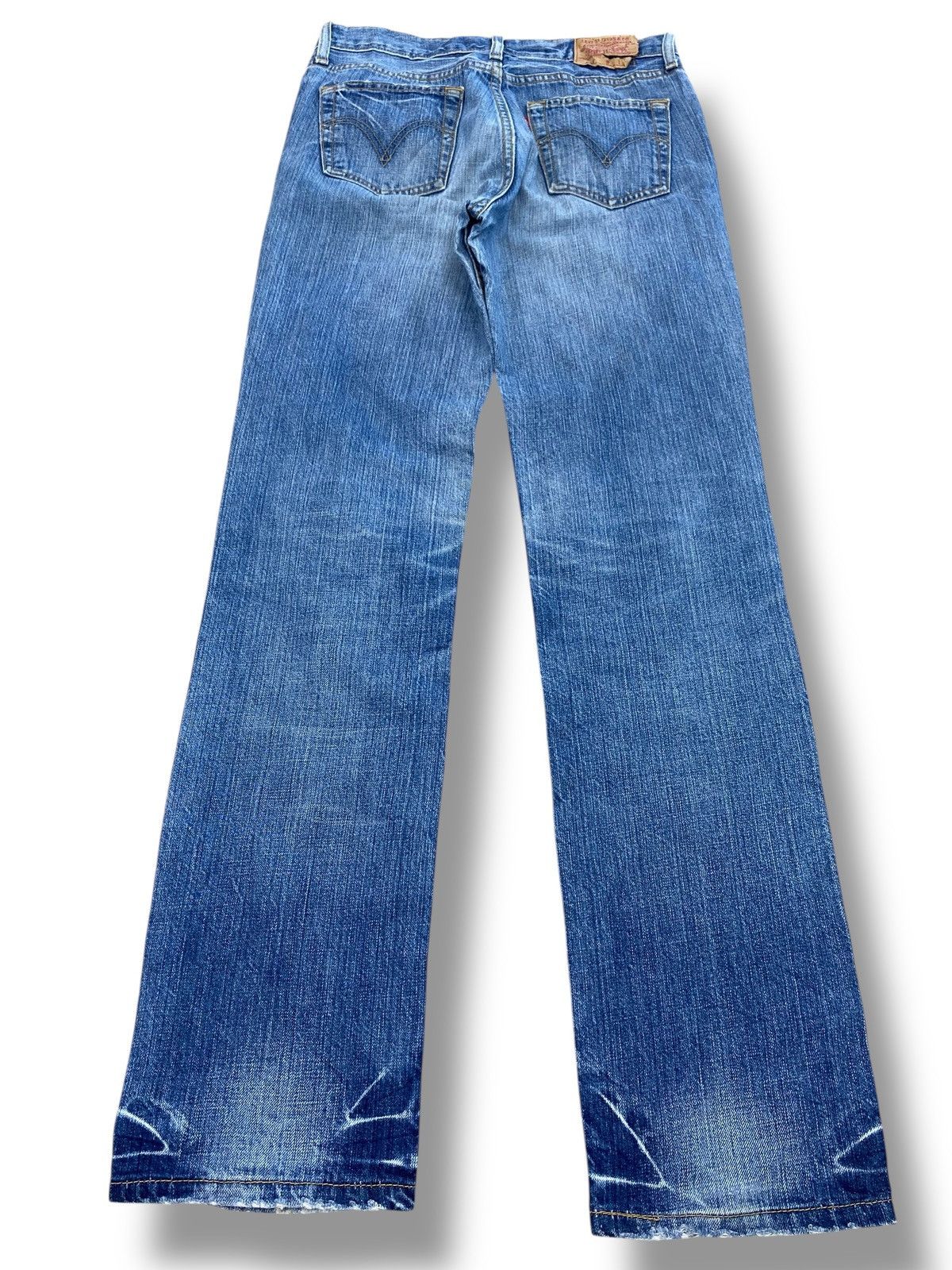 Levi's Vintage Levi’s Faded Wash Ripped Style Loose Jeans Size US 28 / EU 44 - 3 Thumbnail