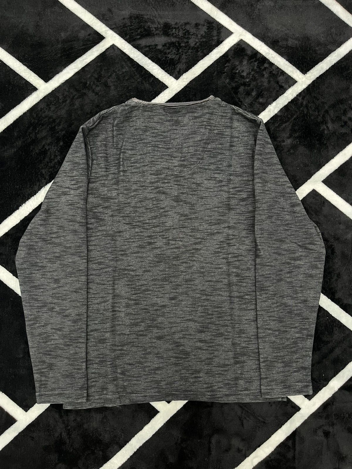 GOA Vintage Heather Grey Quarter Zip LS Shirt Gorpcore Style Size US M / EU 48-50 / 2 - 9 Thumbnail