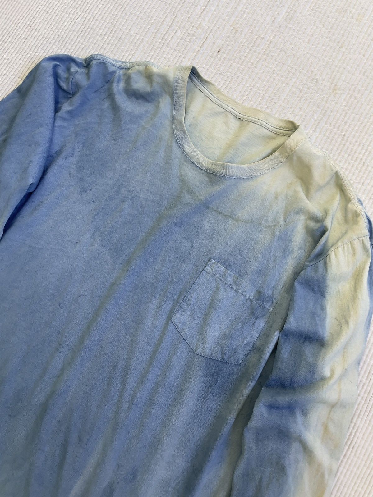 Indigo Indigo Schloppy Dyed Sunfaded Longsleeve Size US XL / EU 56 / 4 - 7 Thumbnail