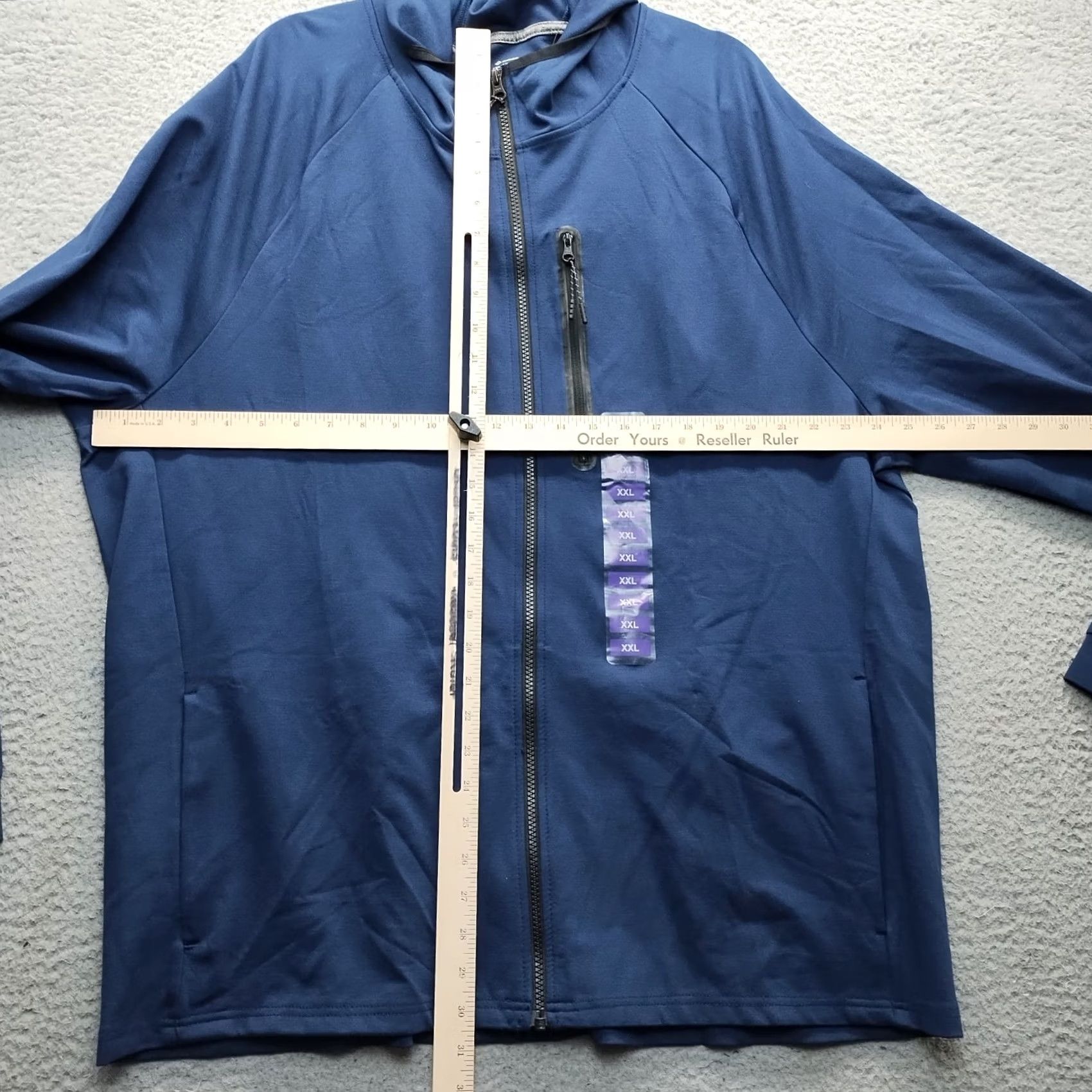 Vintage Member's Mark Golf Hoodie Mens XXL Blue Long Sleeve Full Zip Size US XXL / EU 58 / 5 - 7 Thumbnail