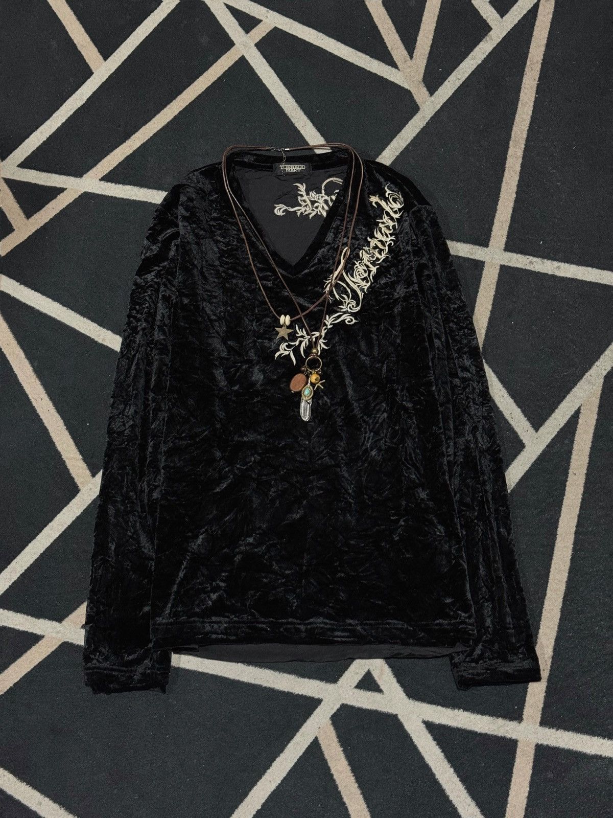 14th Addiction Tornado Mart 14th Velvet Embroidered Long Sleeve Size US M / EU 48-50 / 2 - 2 Thumbnail