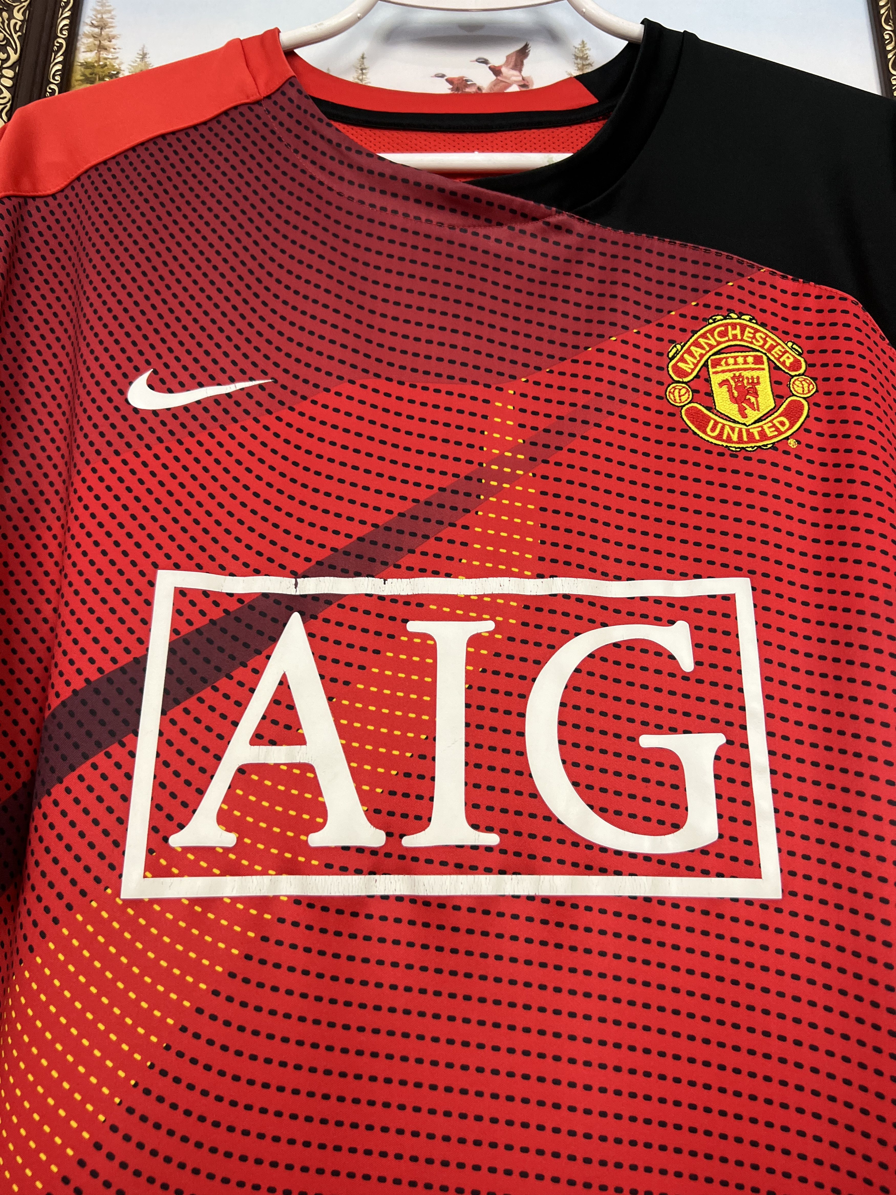 Nike Vintage Nike Manchester United Football Train Shirt AIG Size US M / EU 48-50 / 2 - 3 Thumbnail