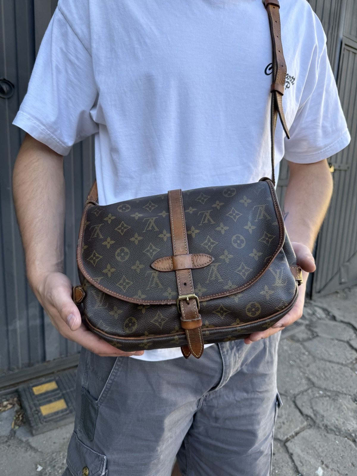 Louis Vuitton 1991 Louis Vuitton Saumur 30 Monogram Canvas W/FREE CARD hol Size ONE SIZE - 2 Thumbnail