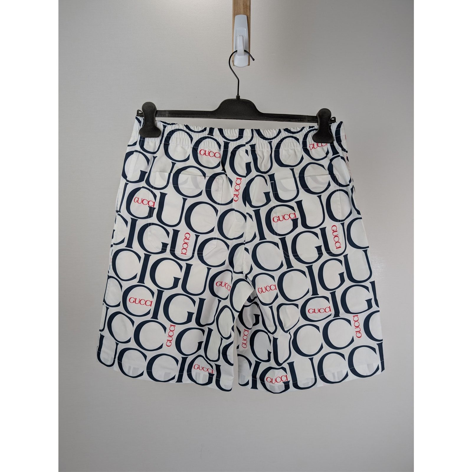 Gucci o1rshd1 GG Magazine Maxi on PL Print Short Pant Shorts White Size US 34 / EU 50 - 10 Thumbnail