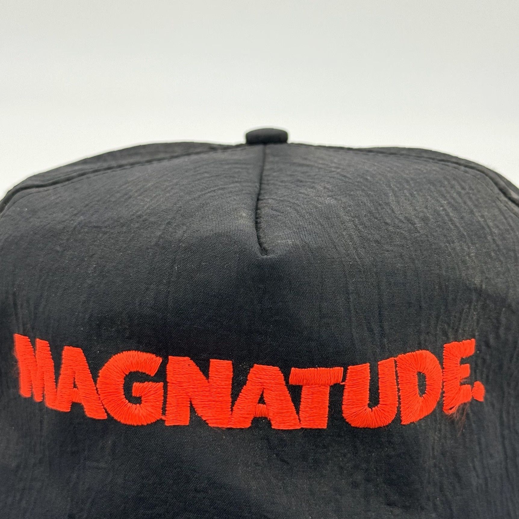 Etro VINTAGE Snapback Hat Magntuade Promo Cigarette Black Nylon Spelletout 90s Retro 80s Men Adjustable Baseball Cap Black Mens Size ONE SIZE - 2 Thumbnail