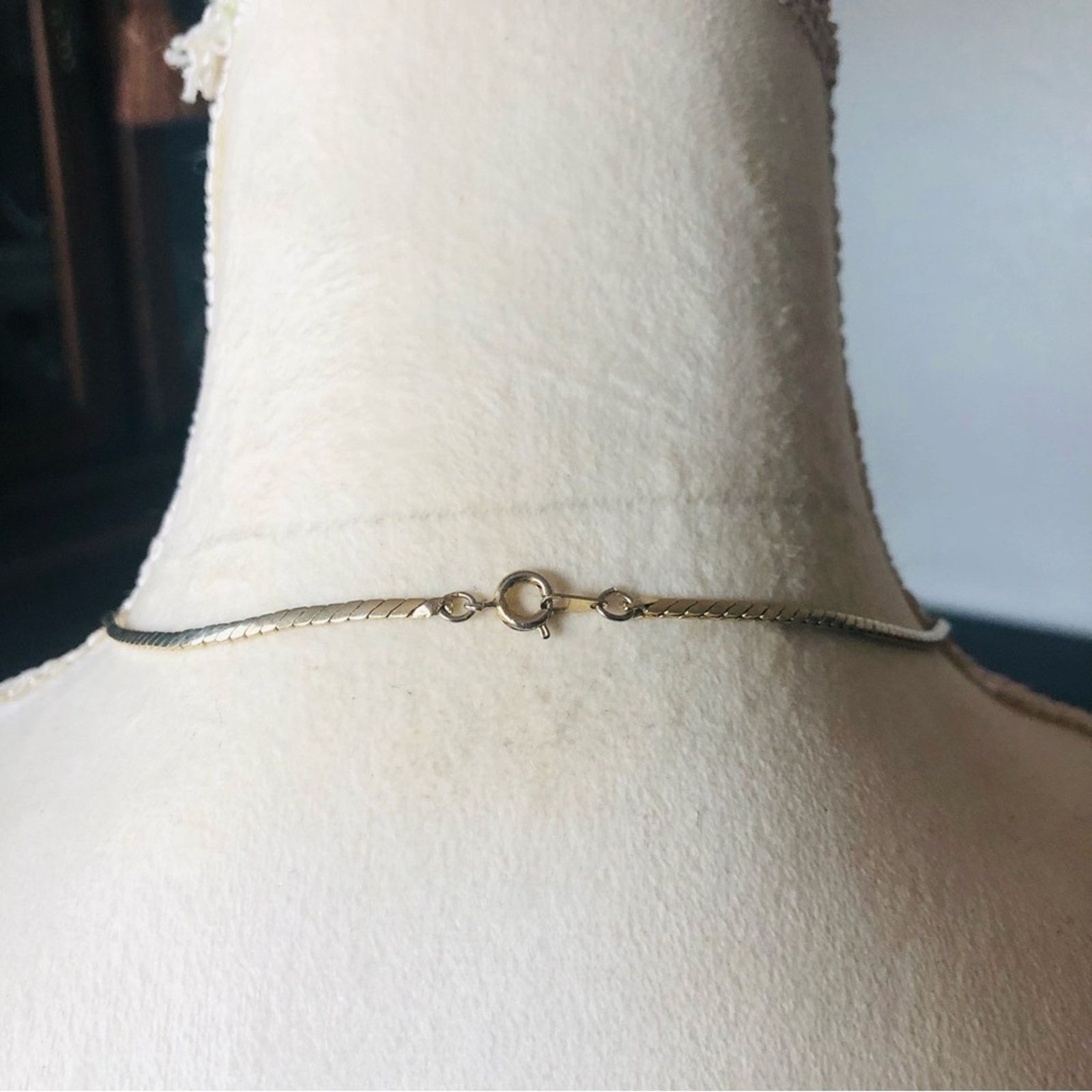Vintage Vintage gold and silver tone stone accent necklace Size ONE SIZE - 8 Thumbnail