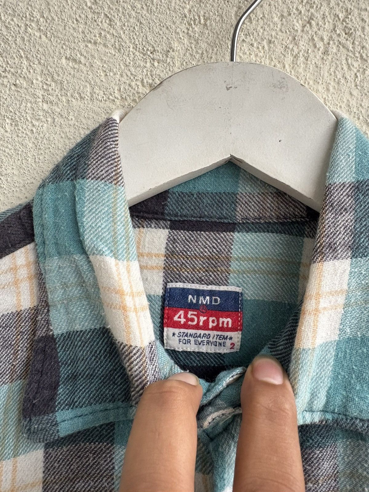 45rpm 2000s - 45rpm japan flanel shirt Size US M / EU 48-50 / 2 - 4 Thumbnail