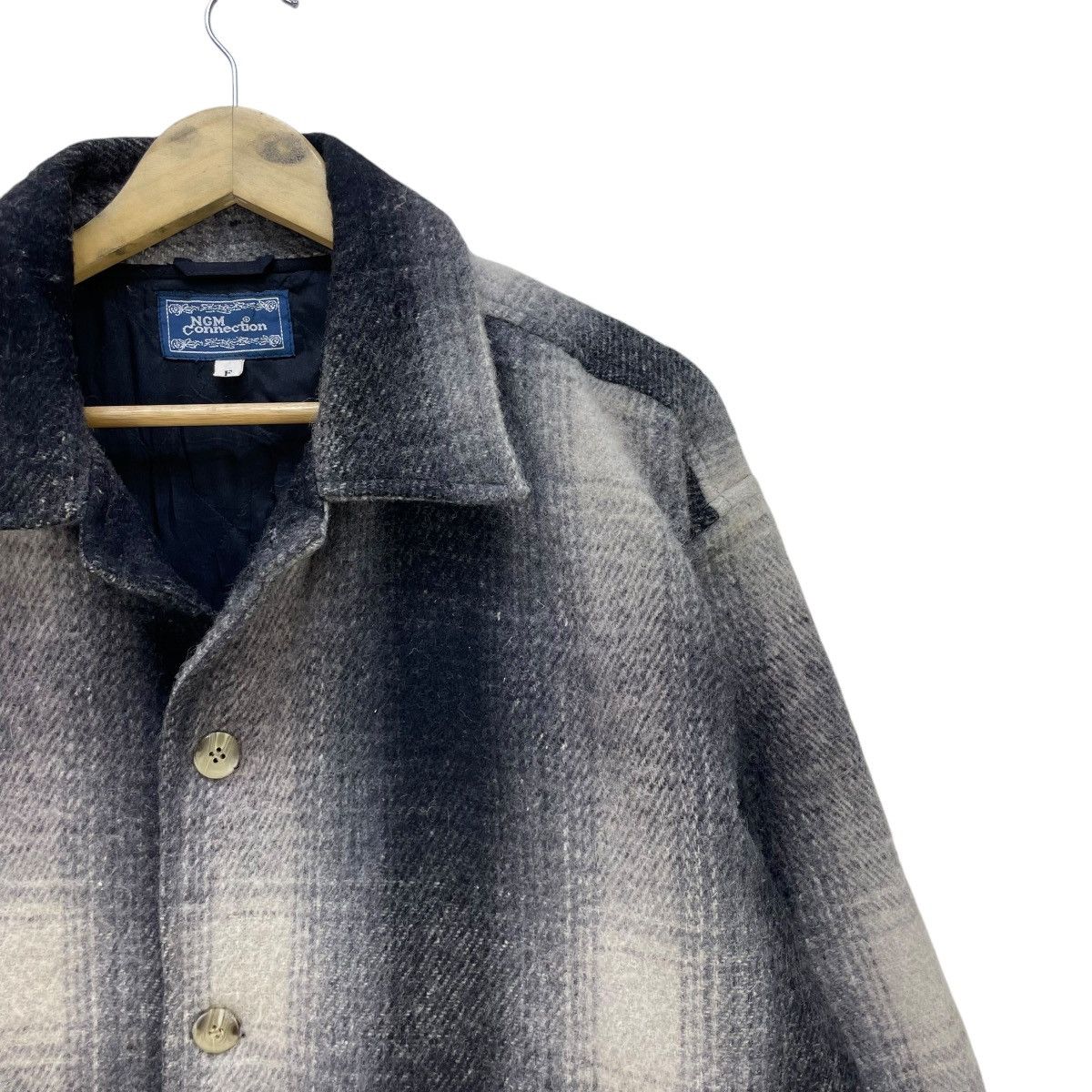 Vintage Vintage NGM Connection Shadow Plaid Flannel Jacket Size US M / EU 48-50 / 2 - 4 Thumbnail