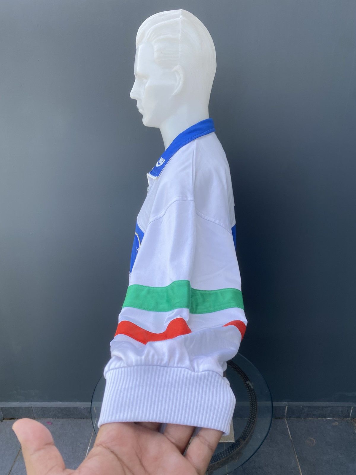 Nike × Sports Specialties VTG 1996 NIKE AZZURI ITALY WORLD CUP TRAINER TRACKTOP Size US L / EU 52-54 / 3 - 6 Thumbnail