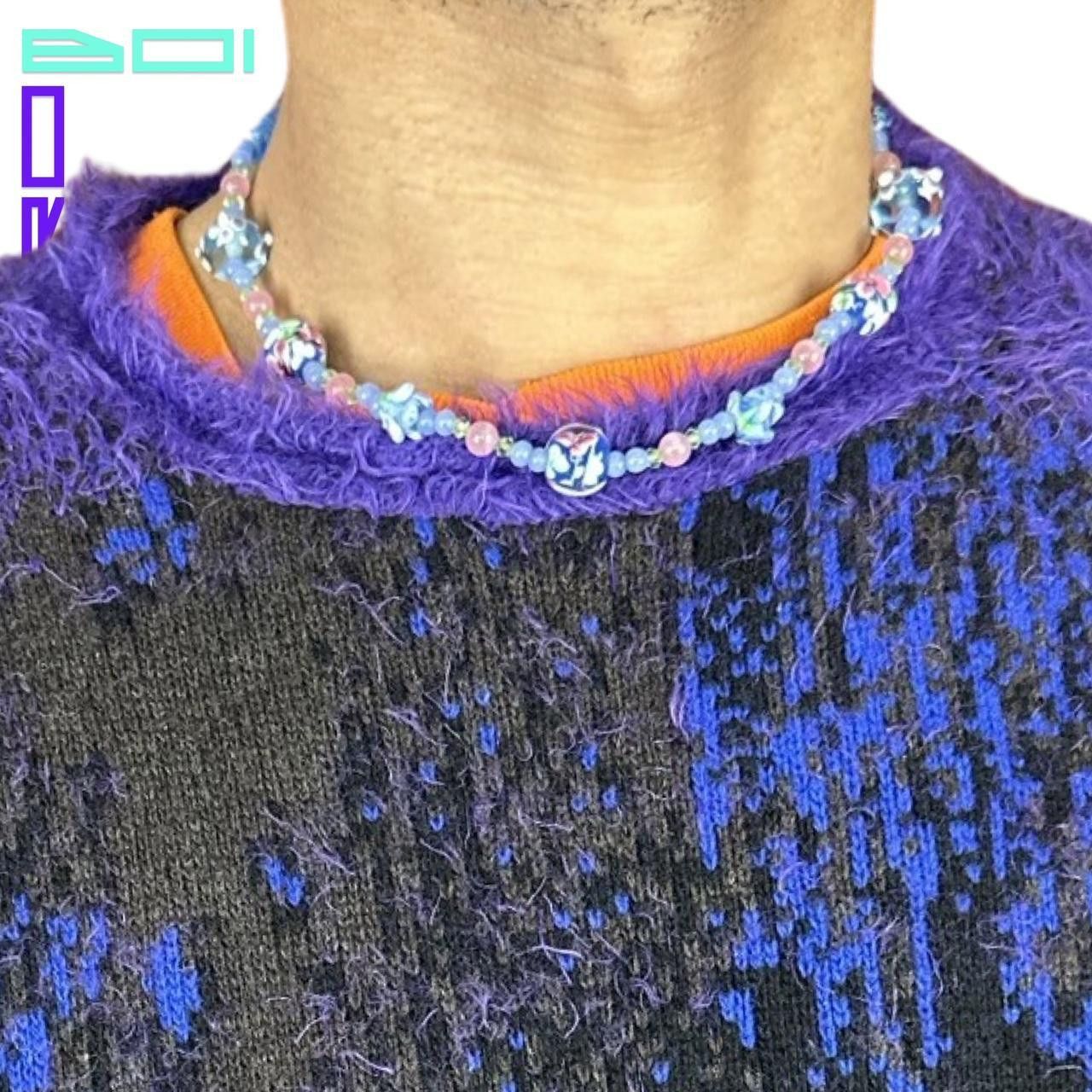 Jewelry × Other PINK PASTEL FLORAL BEADED CHOKER NECKLACE Size ONE SIZE - 2 Thumbnail