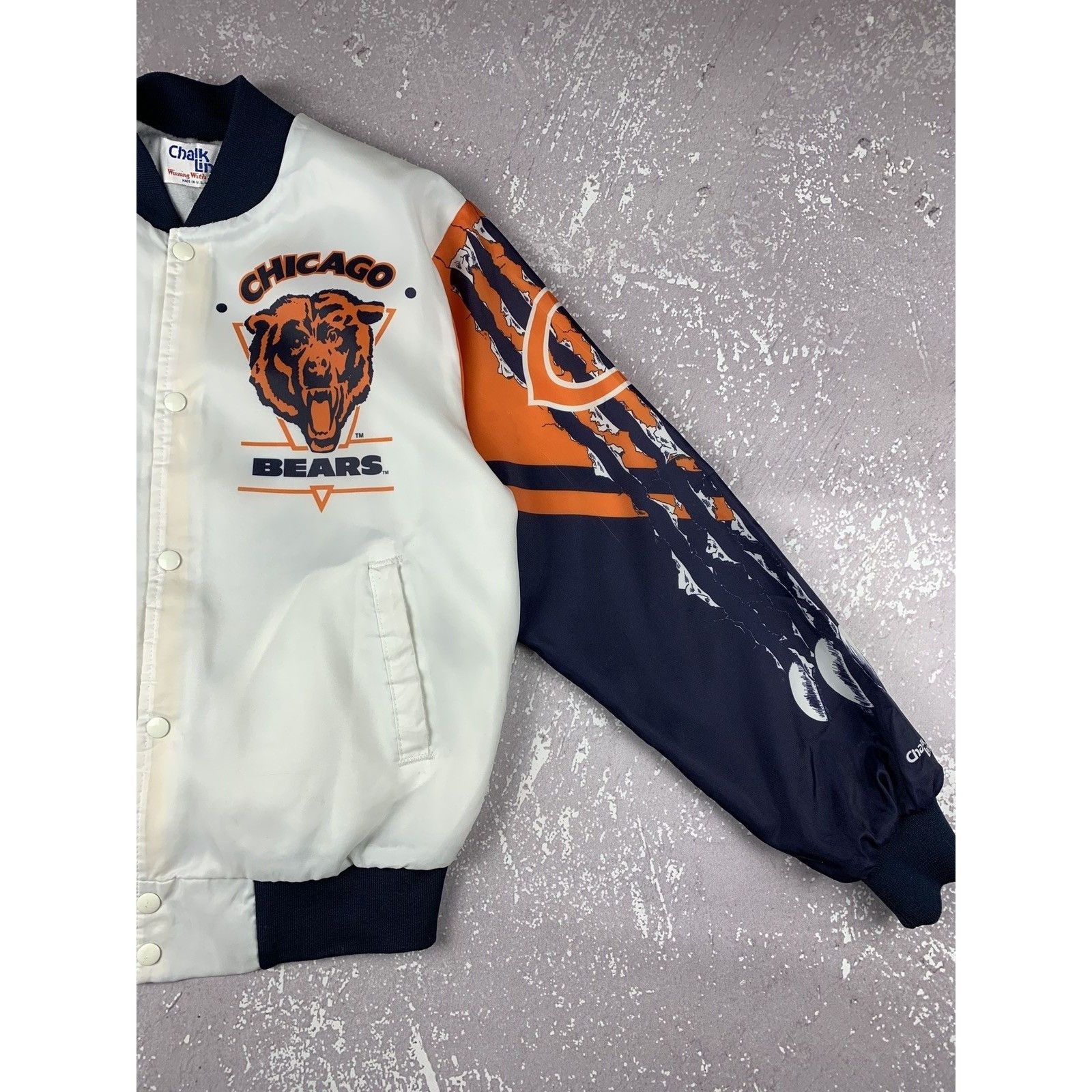 Chalk Line Vintage USA Y2K NFL Chalk line Chicago Bears Bomber Jacket Size US M / EU 48-50 / 2 - 4 Thumbnail