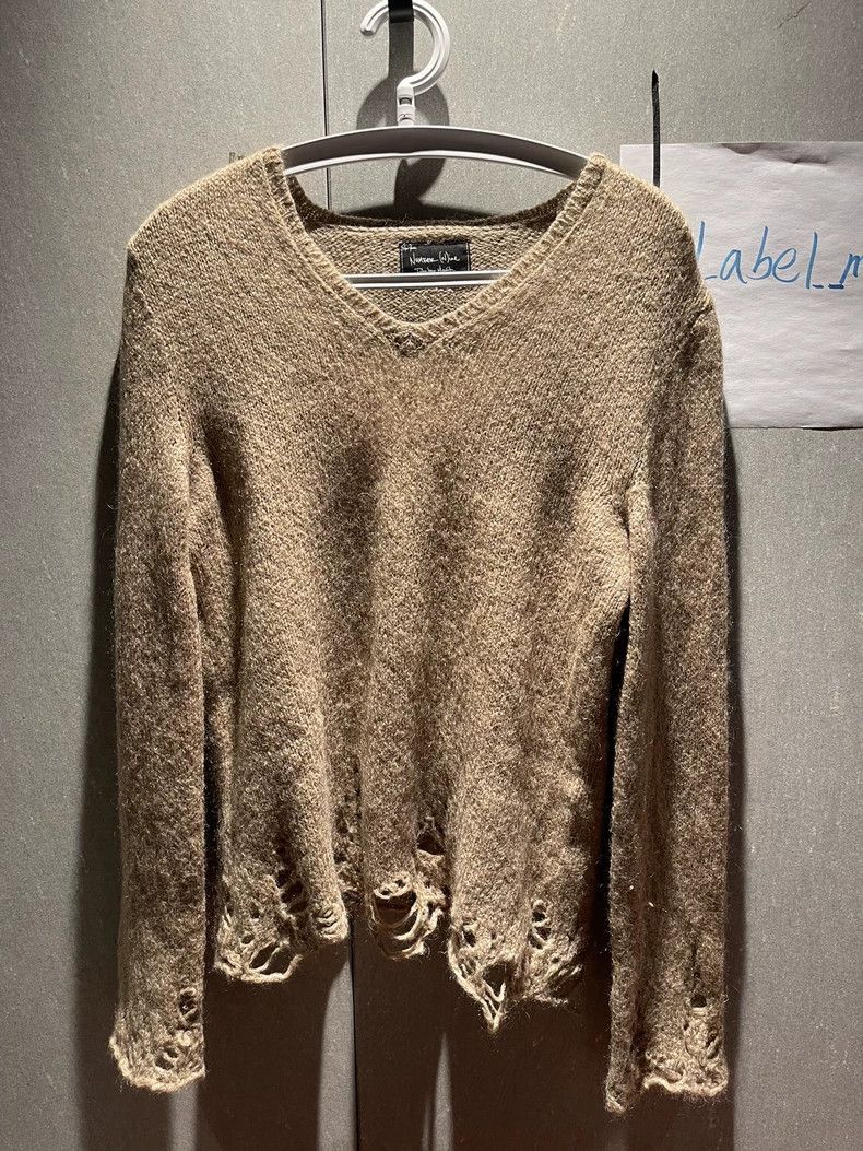 Number (N)ine Distressed Grunge Sweater by Number Nine-250
