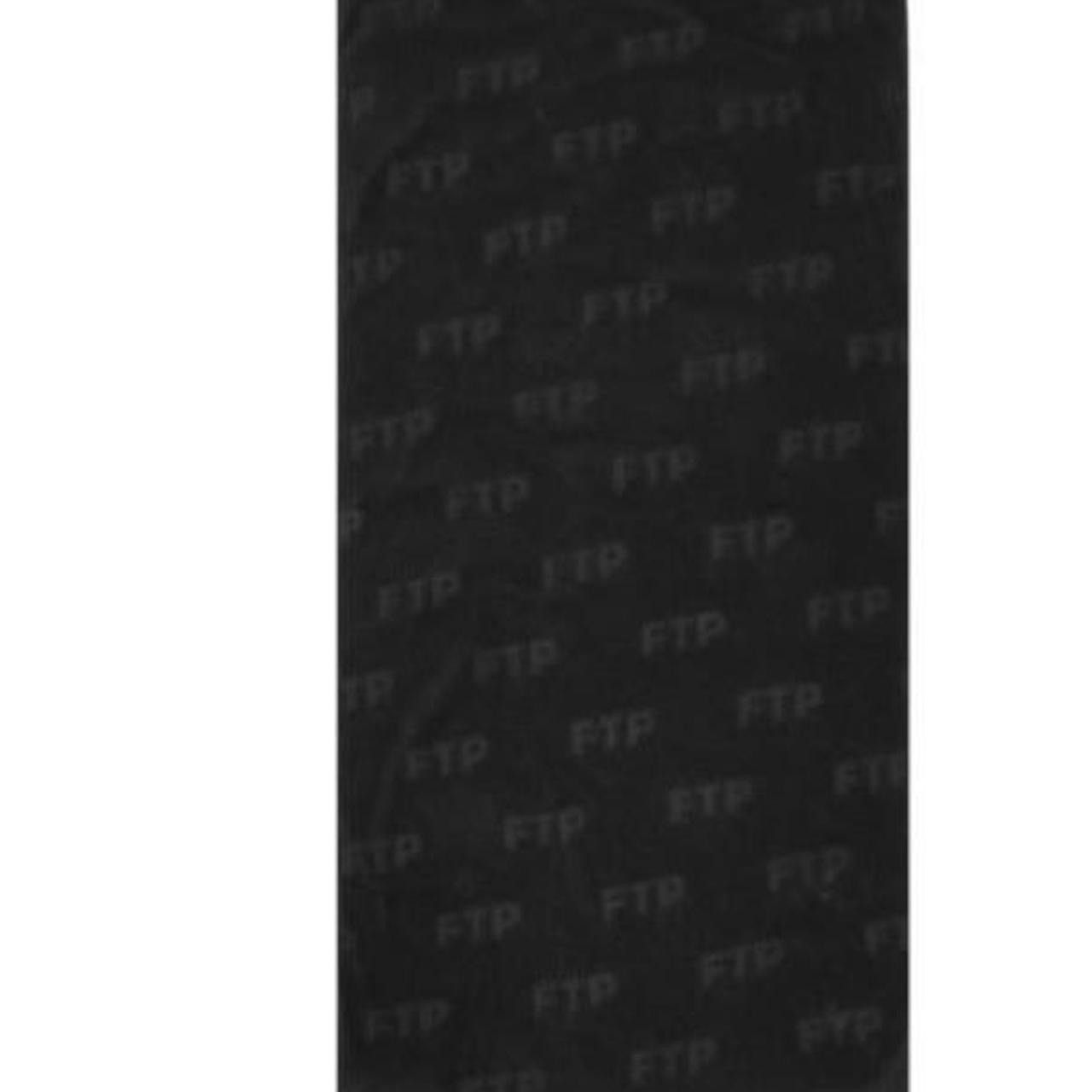 image of Fuck The Population Allover Embossed Towel in Black, Men's
