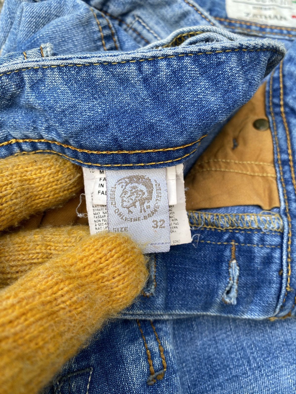 Diesel × Japanese Brand × Tornado Mart Diesel Zathan Blue Faded Flare Denim Size US 34 / EU 50 - 16 Thumbnail