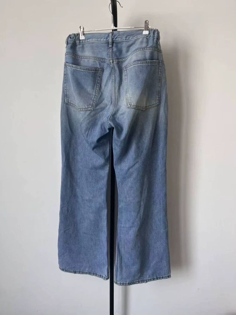 Acne Studios Acne Studios Ice-blue loose washed cotton zipper mid-waist Size US 32 / EU 48 - 2 Thumbnail