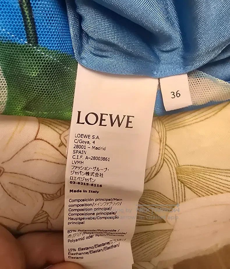 Loewe Loewe Floral Polo Shirt Size XS / US 0-2 / IT 36-38 - 3 Thumbnail