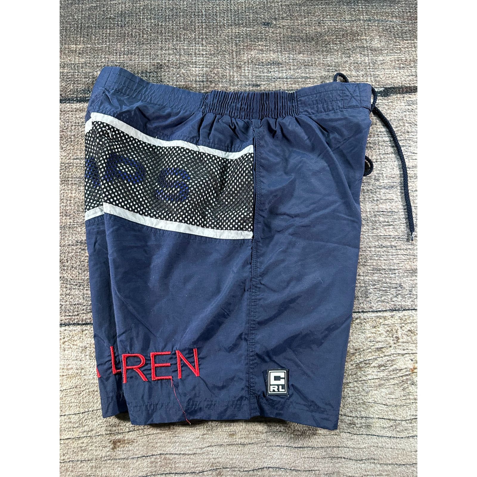 Chaps Vintage Chaps Ralph Lauren Swim Trunks Mens Lg Blue White Size US 34 / EU 50 - 6 Thumbnail