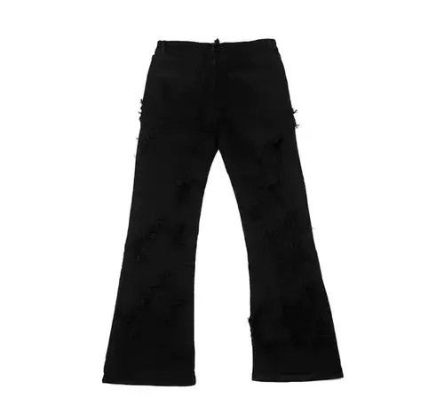 Japanese Brand × Jean Handmade niche punk rose gold wax coated micro-flared jeans Size US 32 / EU 48 - 1 Thumbnail