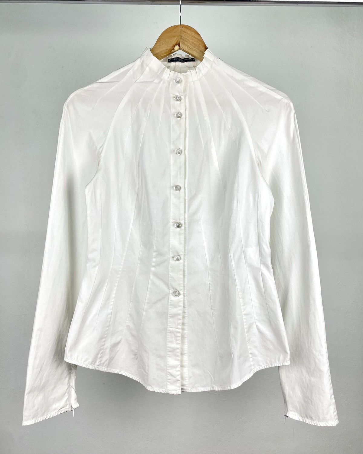 Alexander McQueen SS2004 ‘Deliverance’ Crystal Button Top Size S / US 4 / IT 40 - 1 Thumbnail