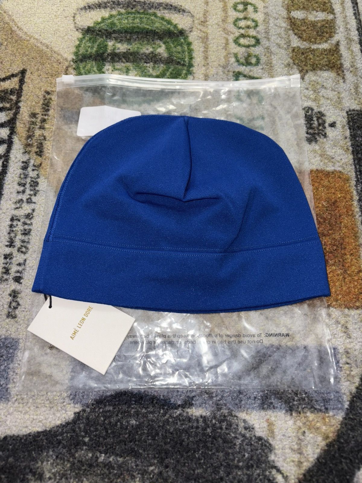 Aime Leon Dore Aime Leon Dore Unisphere Skull Cap Blue Size ONE SIZE - 3 Thumbnail