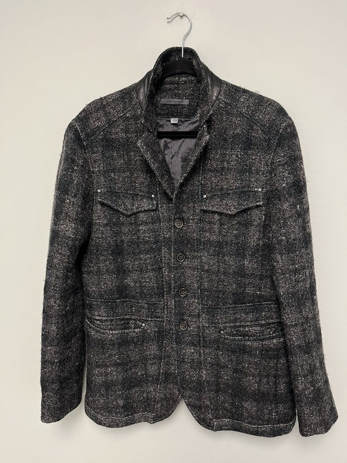 John Varvatos Alpaca Plaid Jacket. 48 Size US M / EU 48-50 / 2 - 10 Thumbnail