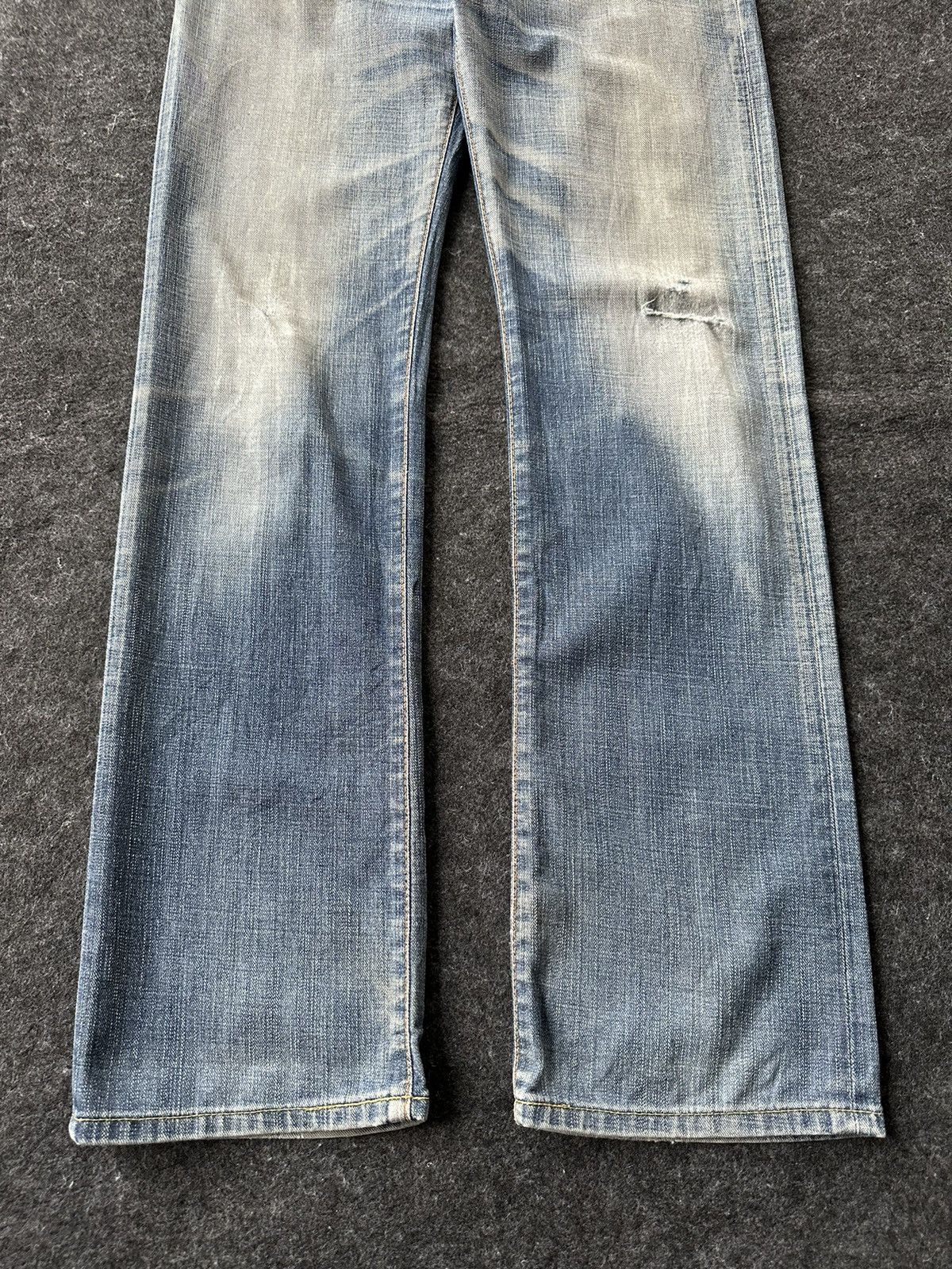 Edwin Edwin Blue Trip Japan Faded Washed Vintage Denim D511 Size US 29 - 3 Thumbnail