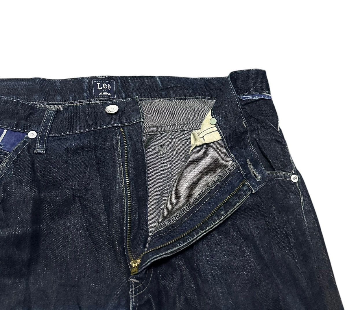 Lee Lee x Xlarge bandana blue denim jeans Size US 37 - 6 Thumbnail
