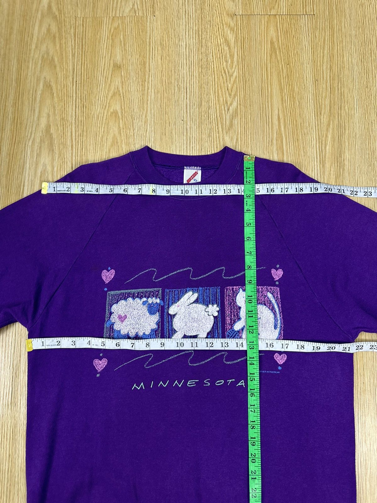 Vintage Vintage Minnesota Jerzees 90s Crewneck Z228 Size US L / EU 52-54 / 3 - 7 Thumbnail