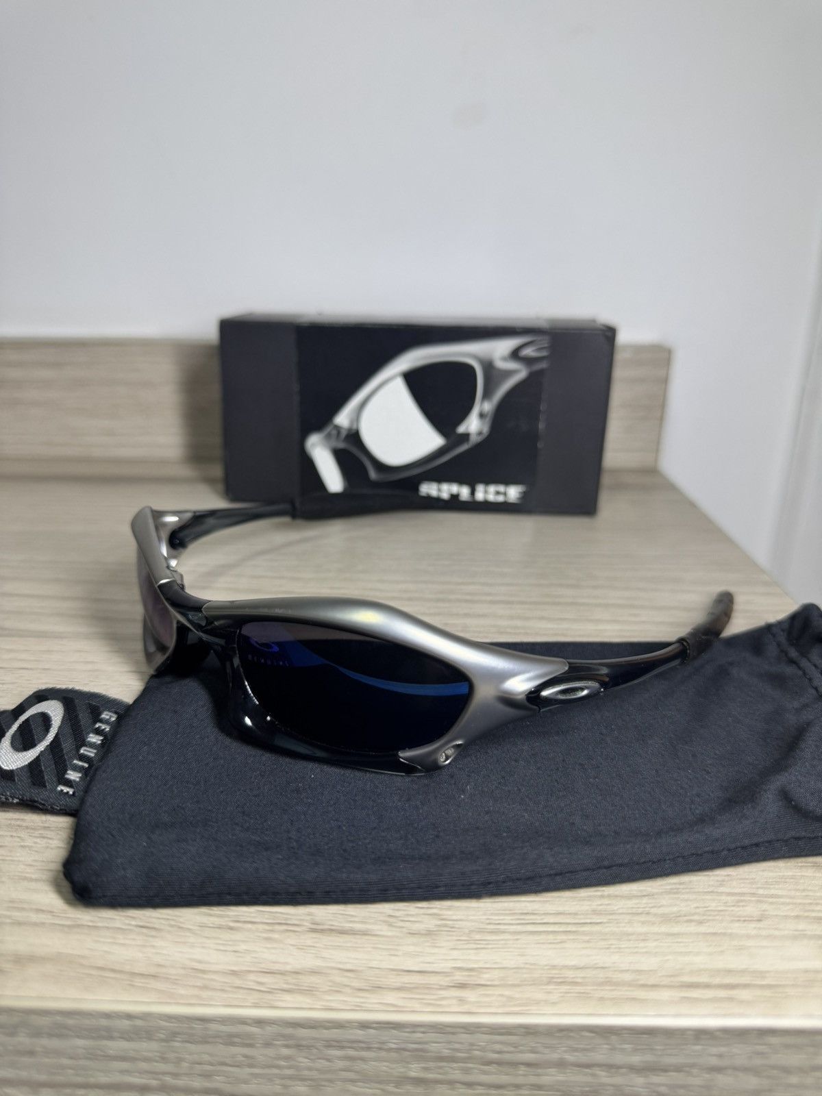 Oakley Splice Crystal Black/FMJ on Ice Size ONE SIZE - 5 Thumbnail