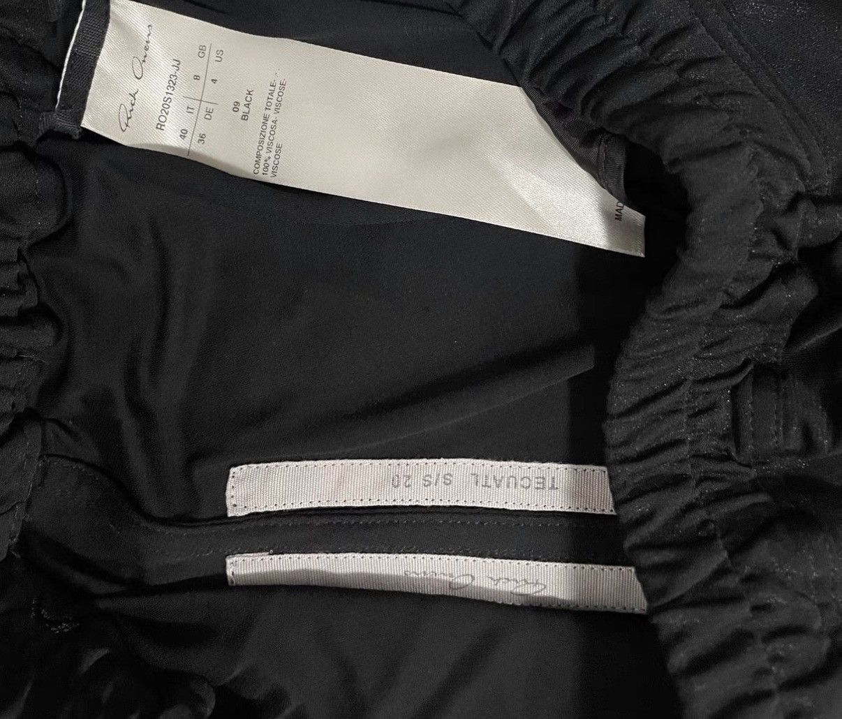 Rick Owens Rick Owens Tecuatl Dolphin Boxers silk-blend slit shorts Size US 36 / EU 52 - 4 Thumbnail