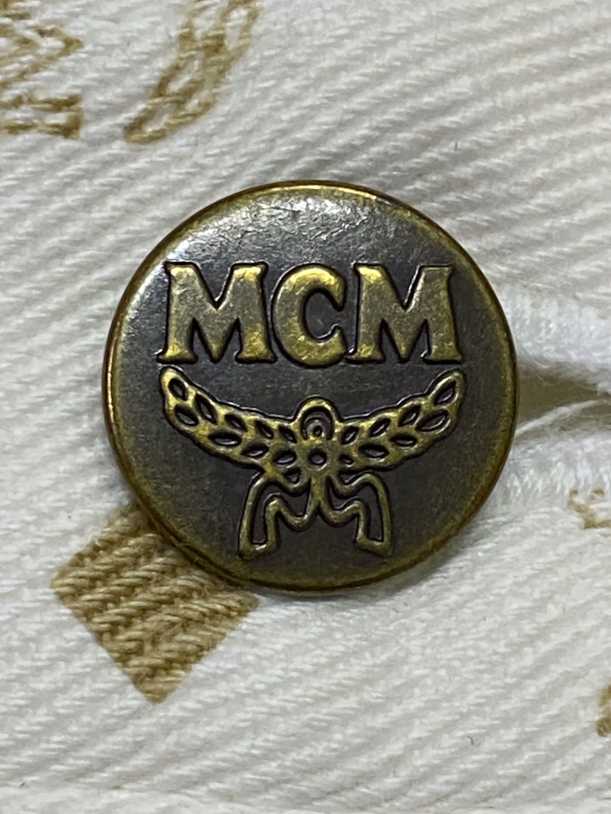 Japanese Brand × MCM × Vintage Vintage 90s MCM O.T.C Monogram Zipper Jeans Size 26" / US 2 / IT 38 - 10 Thumbnail