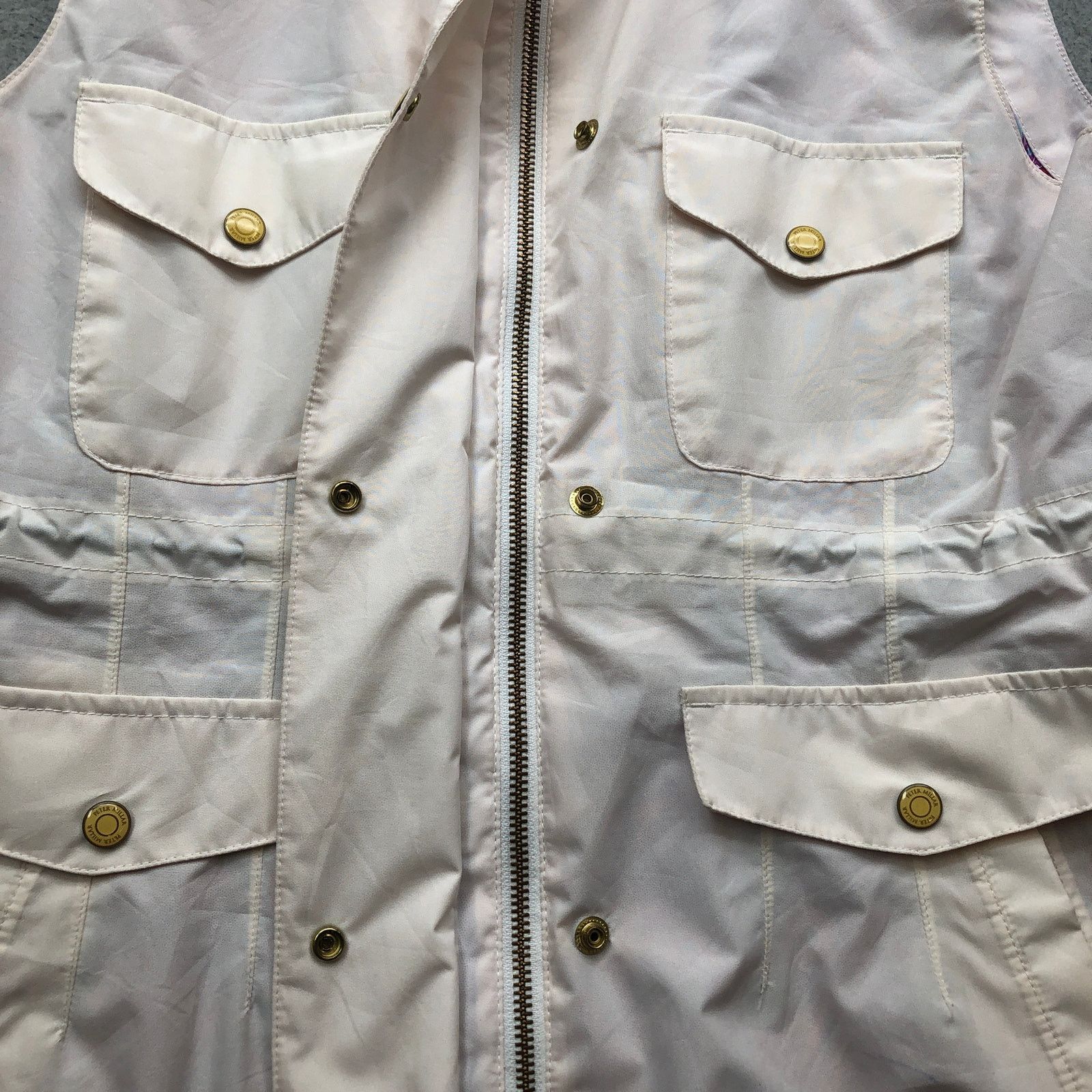 Peter Millar Peter Millar Element Water Vest Jacket Women Small S White Size S / US 4 / IT 40 - 7 Thumbnail