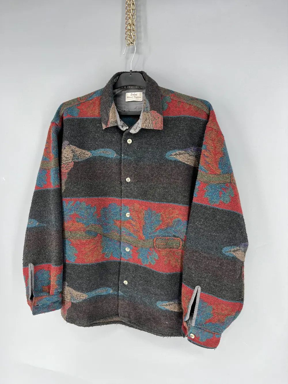 Vintage Vintage Sisley High Grade Western Wear Wool Blanket Jacket Size US M / EU 48-50 / 2 - 3 Thumbnail