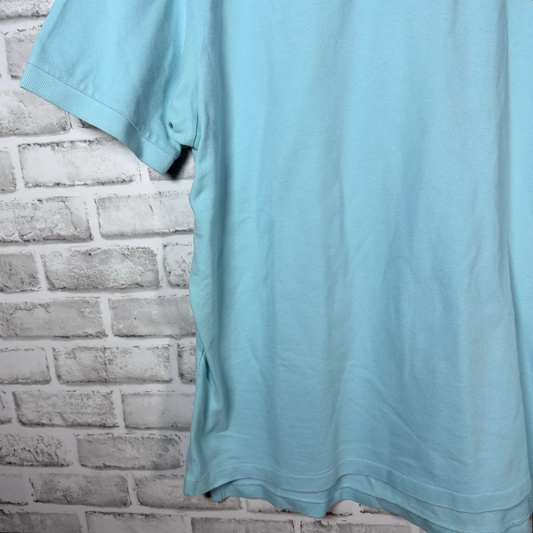 Ralph Lauren VINTAGE Ralph Lauren Polo Shirt Men XXL Blue Regular Fit 90s Classic Size US XXL / EU 58 / 5 - 3 Thumbnail