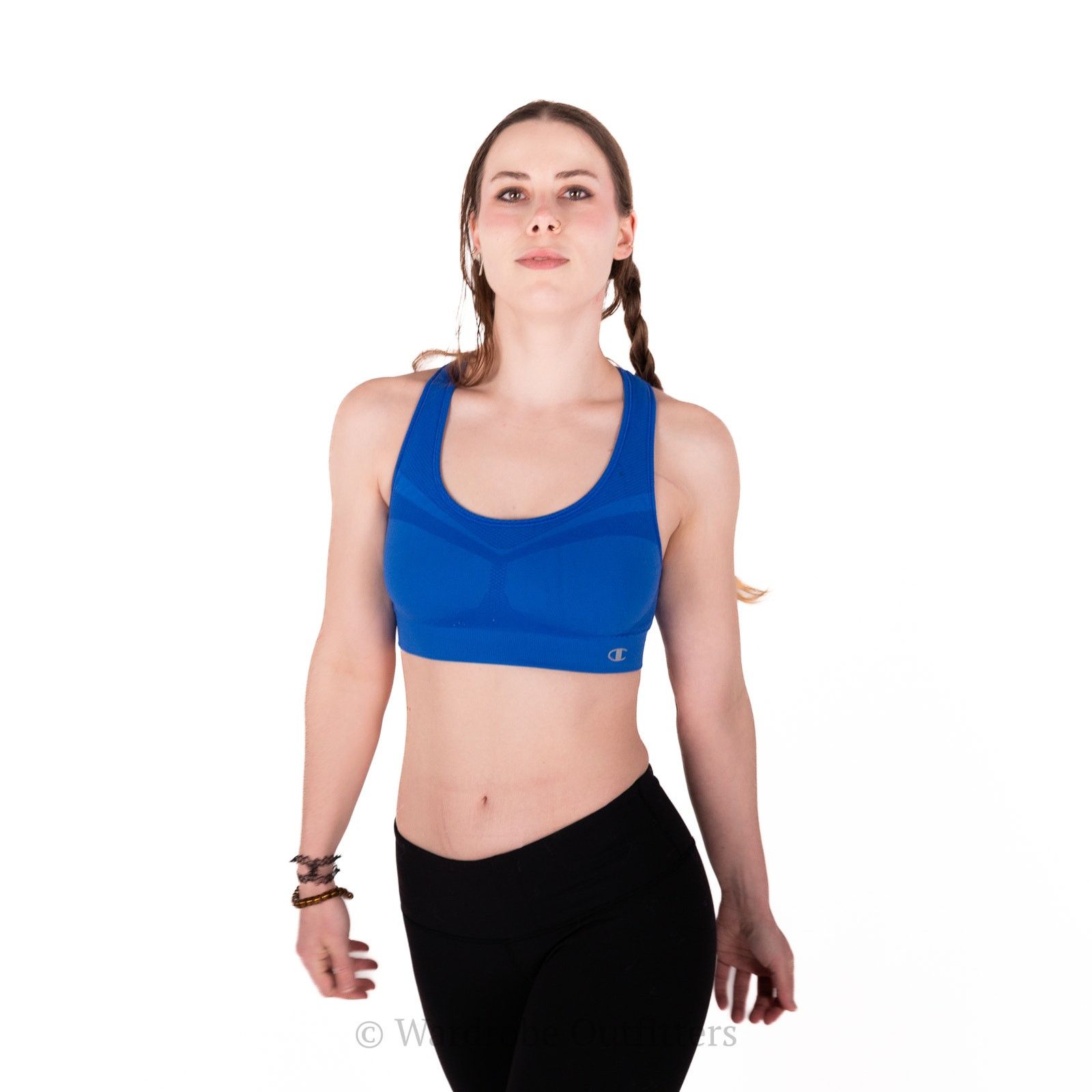 Champion Champion Blue Sports Bra Size ONE SIZE - 6 Thumbnail