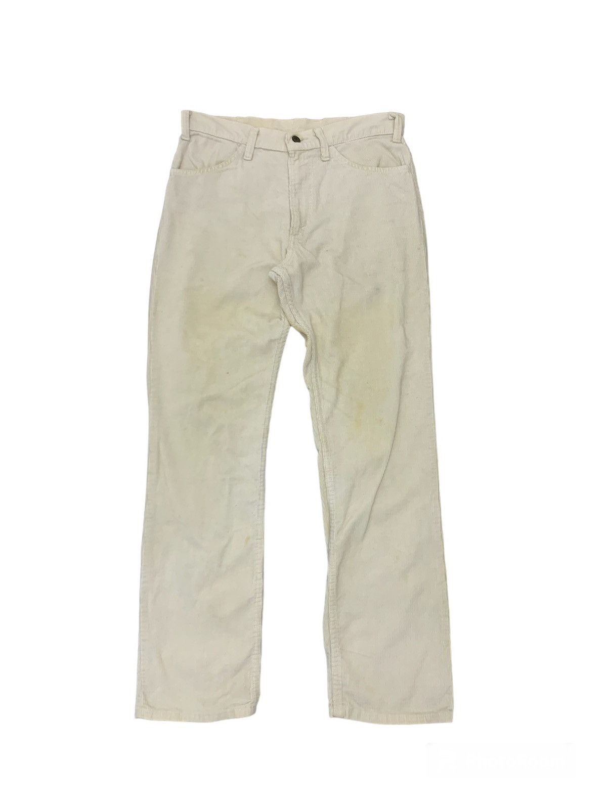 image of Levis Vintage Clothing x Vintage 80's Levis Corduroy Pant in Cream, Men's (Size 30)