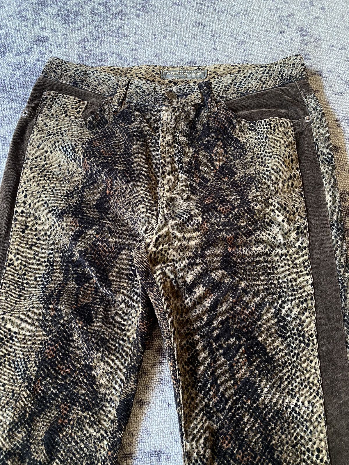 Hysteric Glamour Y2k Interflow snakeskin ifsixwasnine bootcut pants Size US 31 - 5 Thumbnail