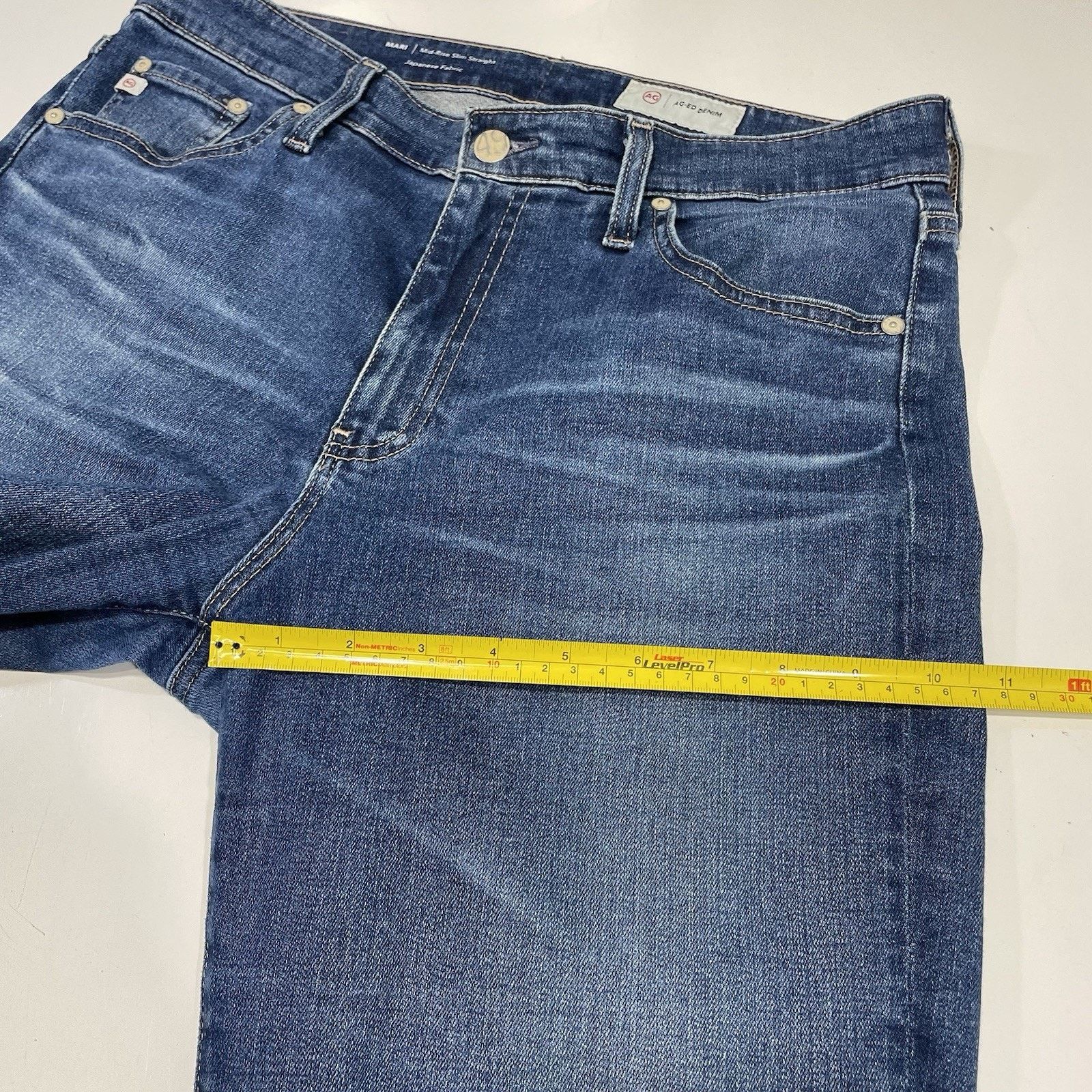 AG Adriano Goldschmied AG Mari Jean Mid-Rise Slim Straight Women’s 30x30 Japanese Size 30" / US 8 / IT 44 - 4 Thumbnail