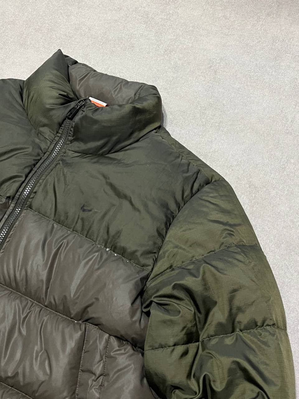 Nike Vintage Nike Puffer Jacket 00s Down Swoosh Men Size L Green Size US L / EU 52-54 / 3 - 2 Thumbnail
