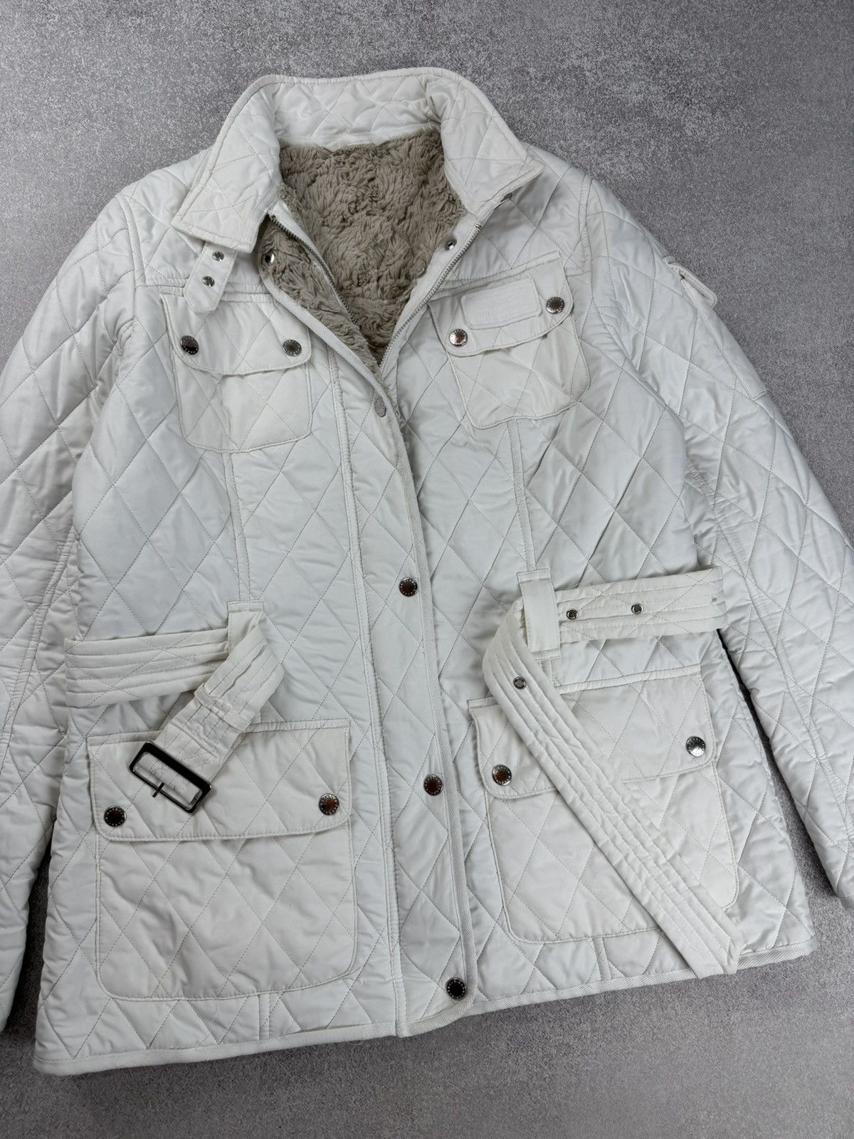 Barbour Barbour Winter International Polarquilt Jacket White Size L / US 10 / IT 46 - 8 Thumbnail