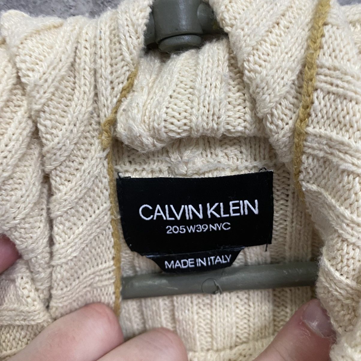 Calvin Klein 205W39NYC Calvin Klein 205W39NYC Balaclava Knitted Hoodie Sweater Size US M / EU 48-50 / 2 - 10 Thumbnail