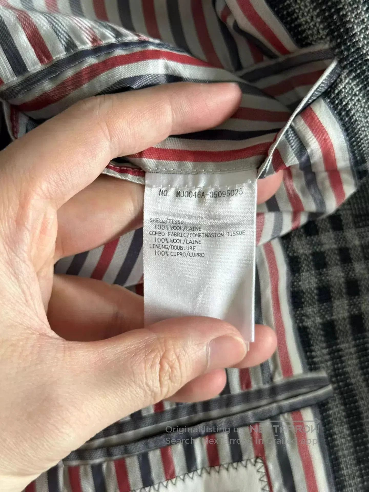 Thom Browne Multi Plaid Collared Zip-Up Jacket - Size M. Size US M / EU 48-50 / 2 - 4 Thumbnail