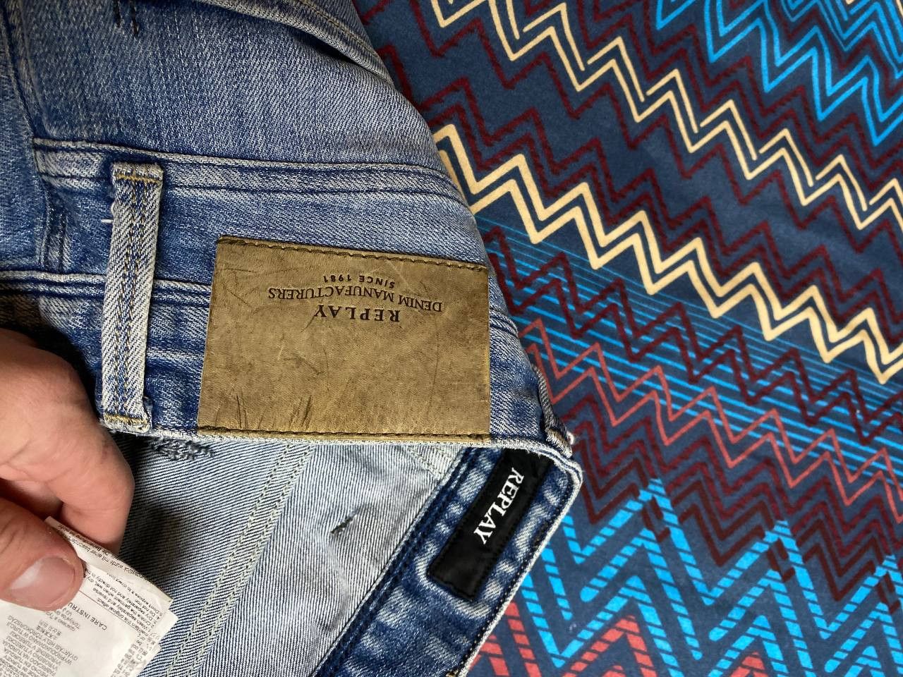 Replay × Vintage Vintage Replay Flared Distressed Jeans Size US 29 - 4 Thumbnail
