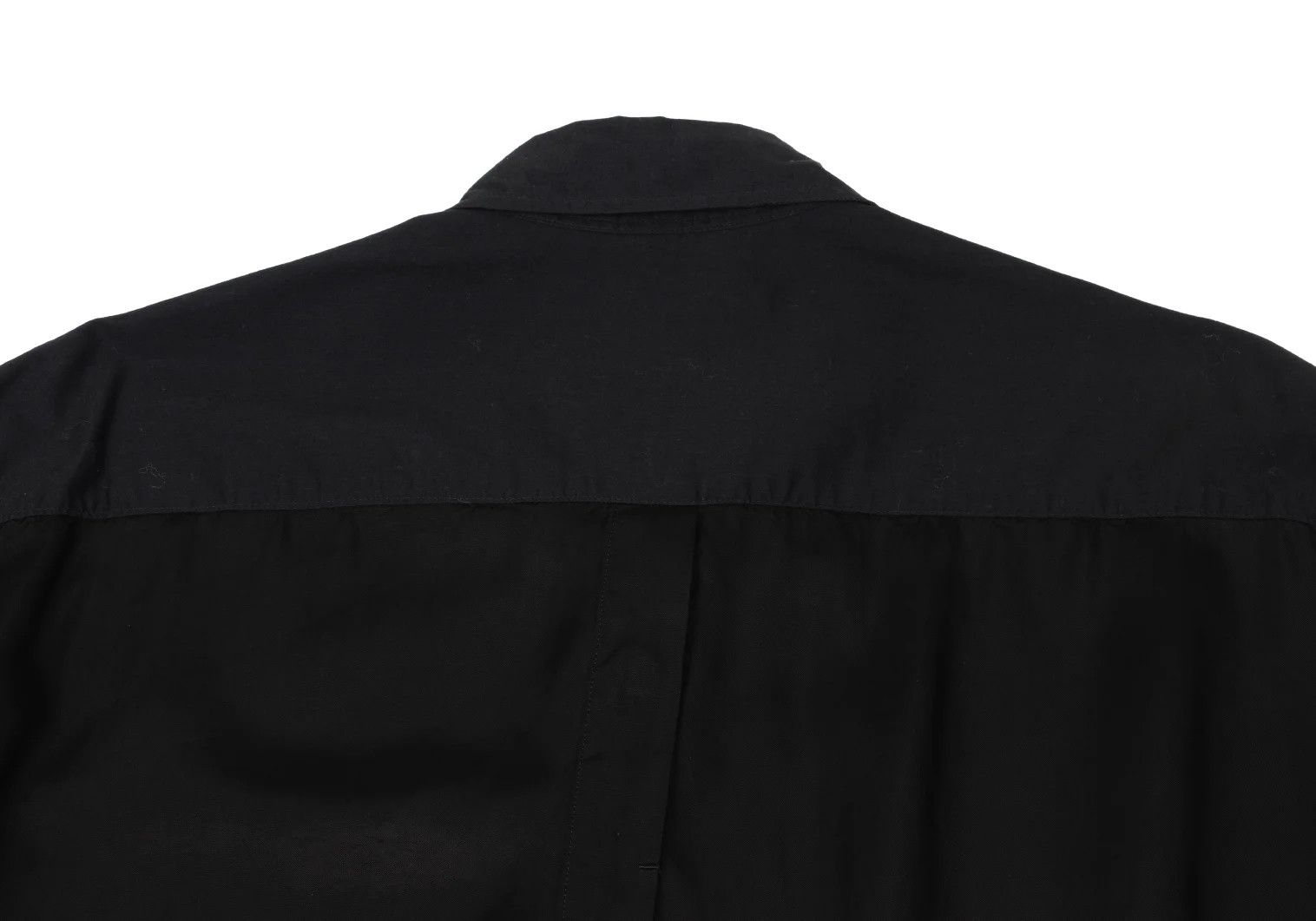 Yohji Yamamoto Yohji Yamamoto Cotton Back Button Shirt Black 4 Size US XL / EU 56 / 4 - 14 Thumbnail