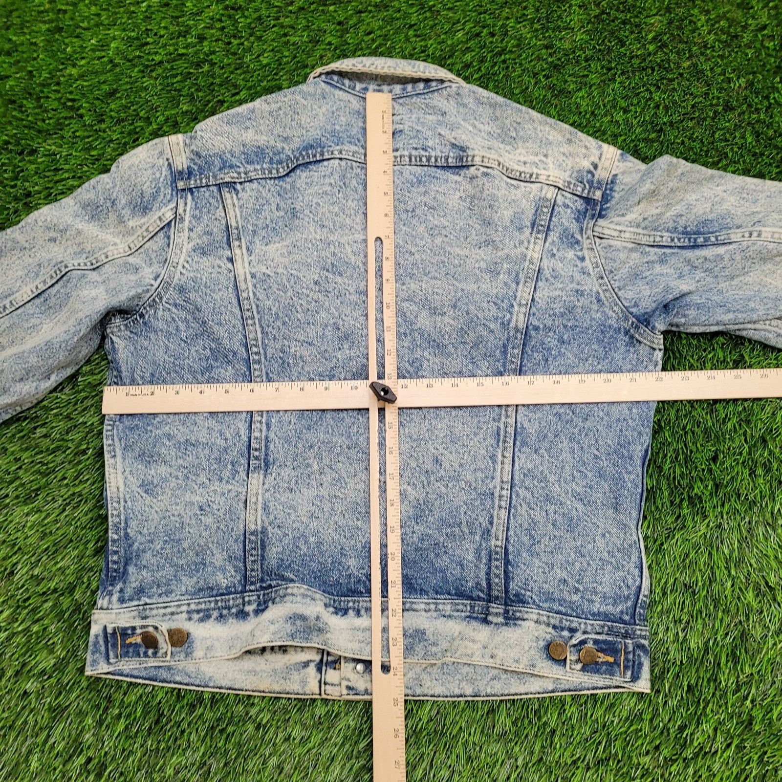 Lee Vintage LEE Riders Denim Jacket M 22x25 Cropped PATD-153438 Size US M / EU 48-50 / 2 - 7 Thumbnail