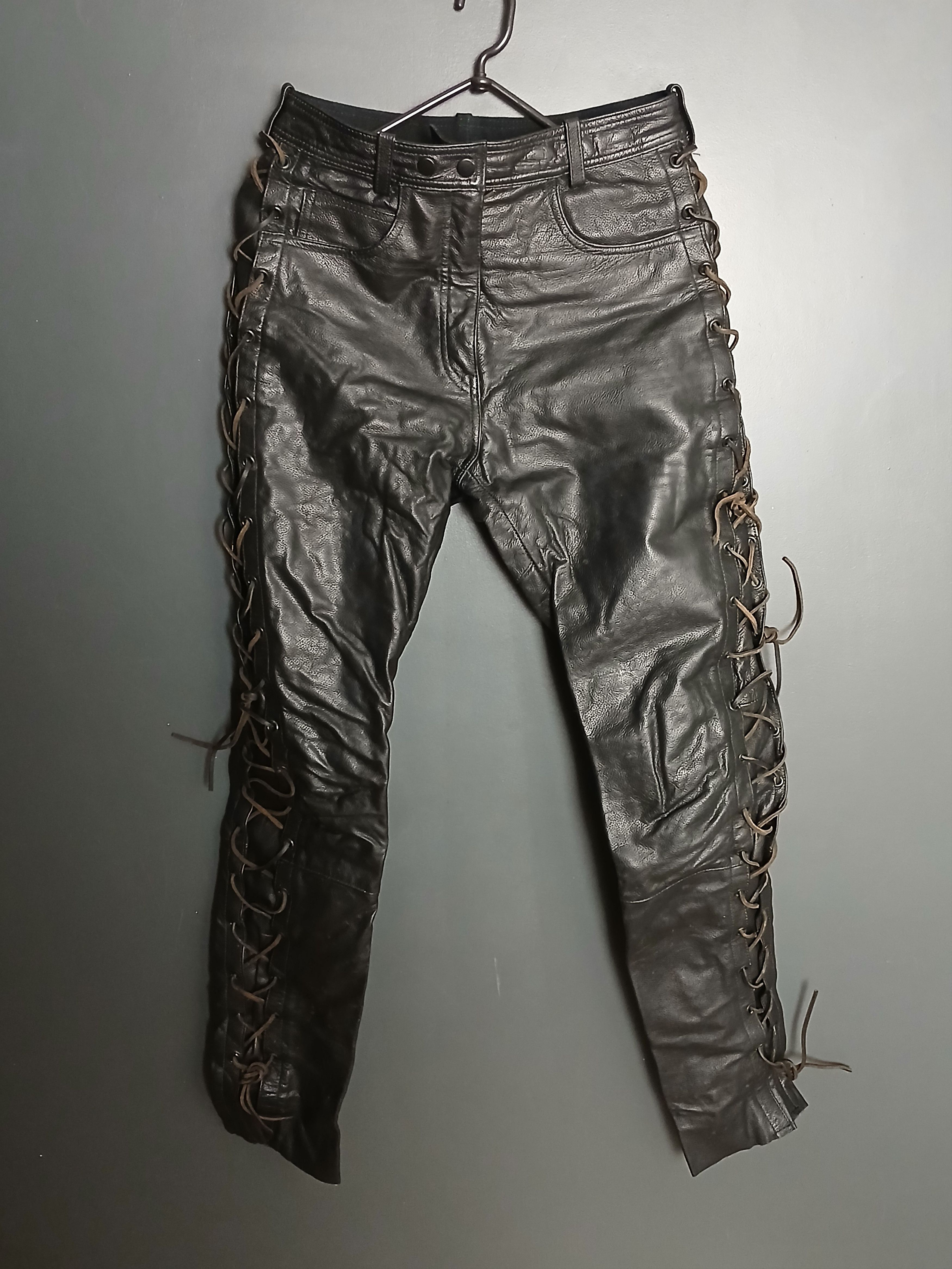 Leather Vintage Takai Leather Pants Size US 38 / EU 54 - 1 Thumbnail