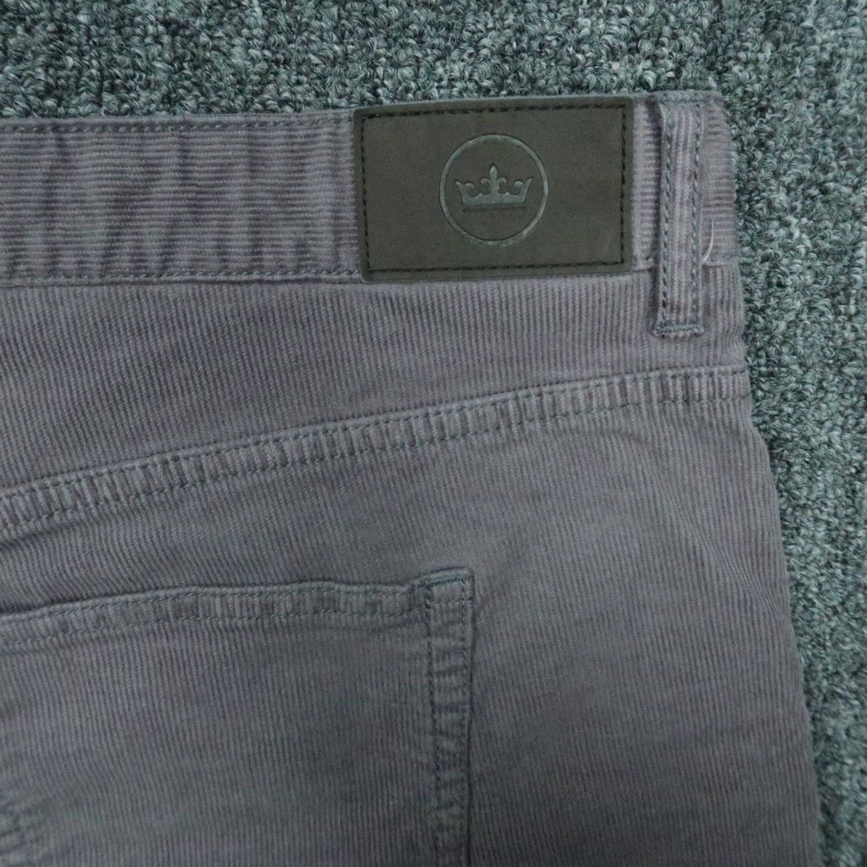 Peter Millar Peter Millar Pants 44x33 Gray Superior Soft Corduroy 5 Pocket Chino Mens Size US 44 / EU 60 - 6 Thumbnail