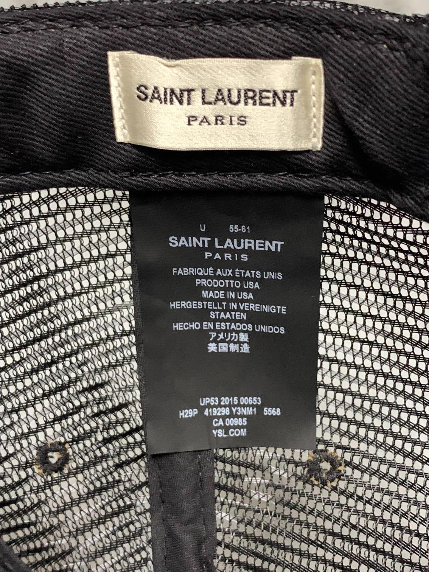 Saint Laurent Paris Saint Laurent SLP 16SS Palm Tree Baseball Cap Q12 Size ONE SIZE - 2 Thumbnail